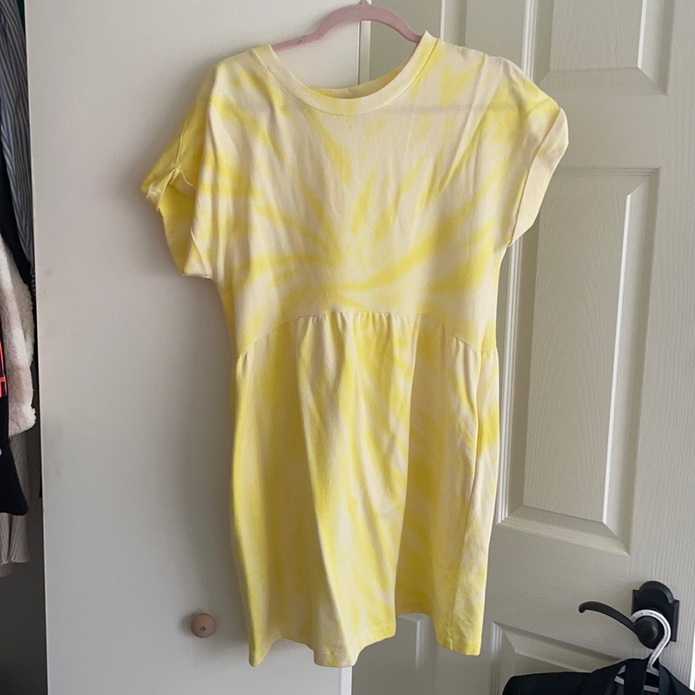 Target yellow babydoll dress women’s size xs